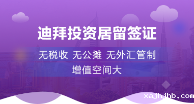 迪拜投资居留签证